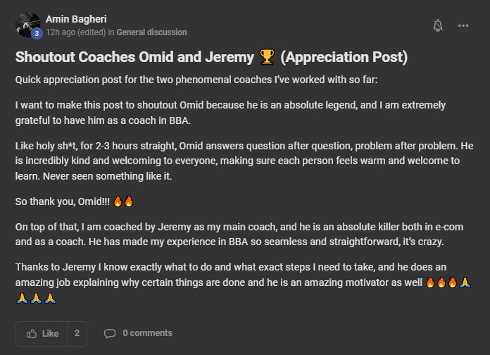 Amin Bagheri: shoutout to coaches Omid and Jeremy — I know exactly what to do and what exact steps I need to take
