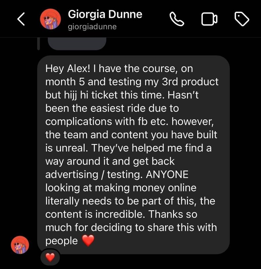 Giorgia Dunne: the team and content you have built is unreal