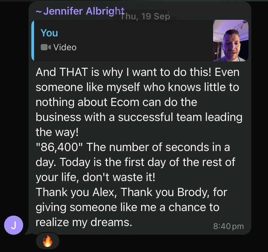 Jennifer Albright: even someone who knows little to nothing about ecom can do this with a successful team leading the way